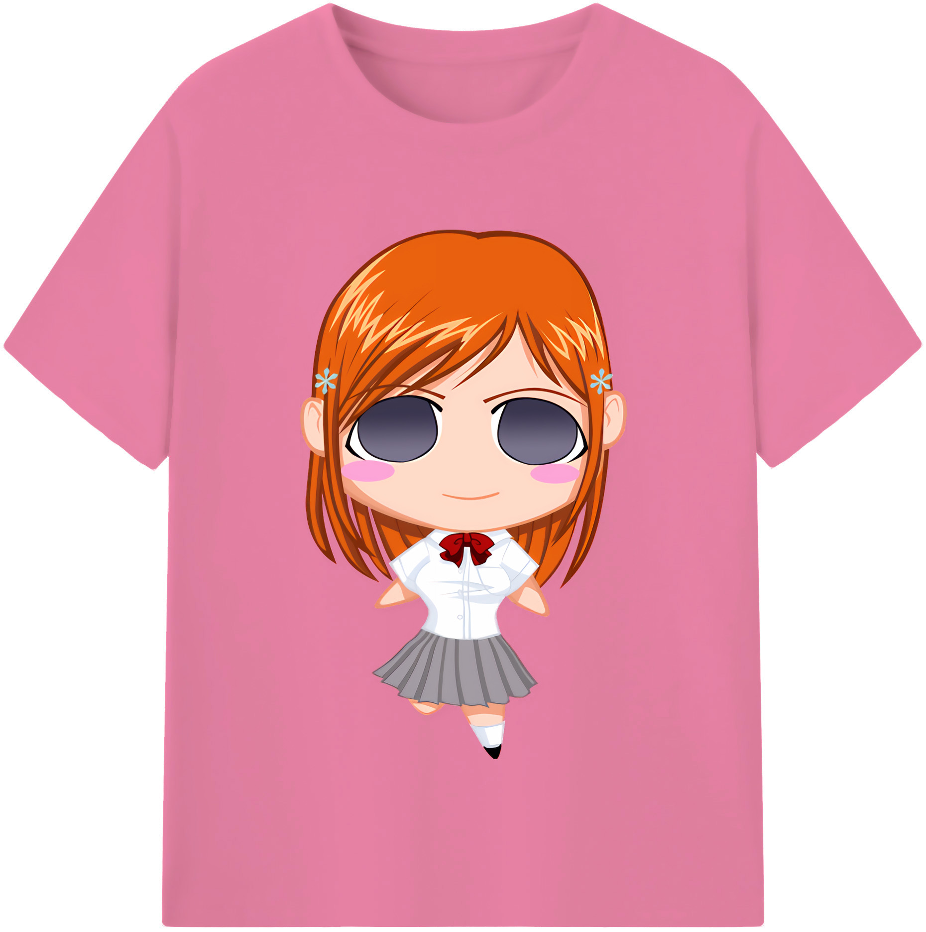 （画像用） ブリーチ 井上織姫（いのうえおりひめ） BLEACH Inoue Orihime 綿100％半袖Tシャツ（フロントプリント）
